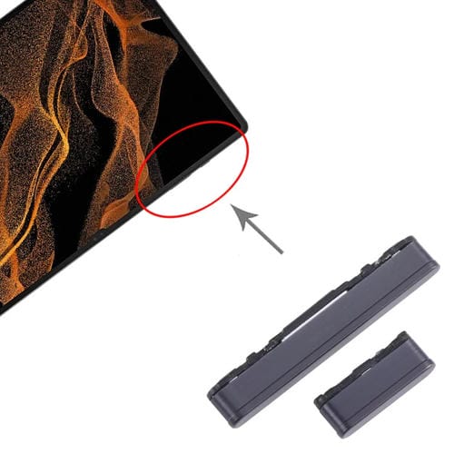 Samsung Galaxy Tab S8 Ultra SM-X906 Power- und Lautstärkeregler (Schwarz)