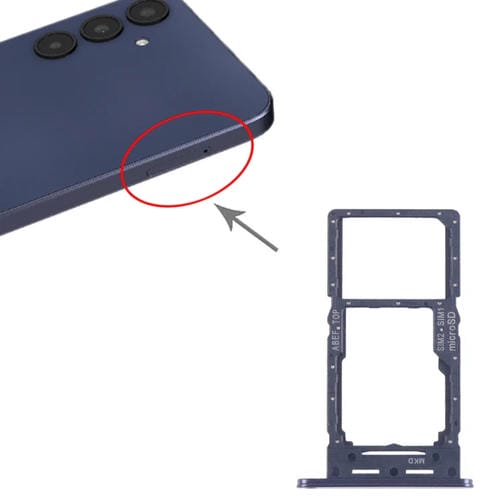 SIM Card and Micro SD Tray Samsung Galaxy A25 5G SM-A256B (Black)