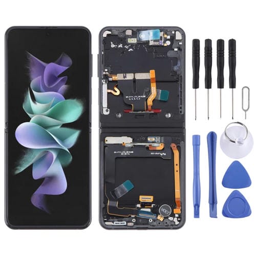 Pantalla Completa Samsung Galaxy Z Flip3 SM-F711 con Marco (Negro)