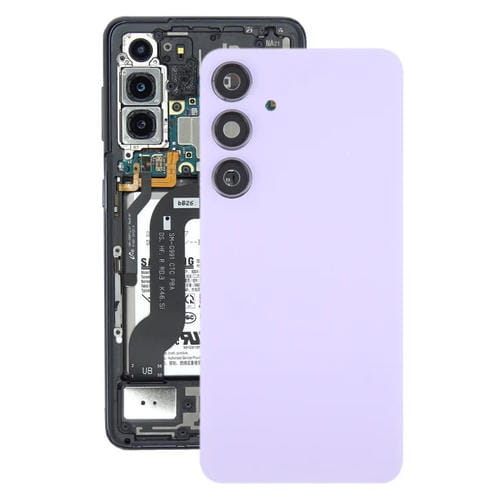 Couvercle arrière de batterie Samsung Galaxy S24+ SM-S926B avec objectif de caméra (Violet clair)