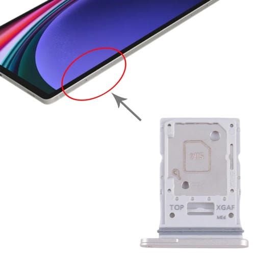 Vassoio della scheda SIM e Micro SD Samsung Galaxy Tab S9 Ultra 5G SM-X916 (Dorado)