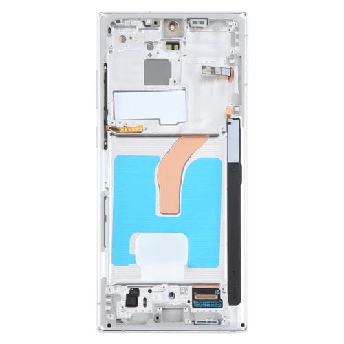Ecrã LCD Samsung Galaxy S22 Ultra 5G SM-S908B com Moldura (Branco)