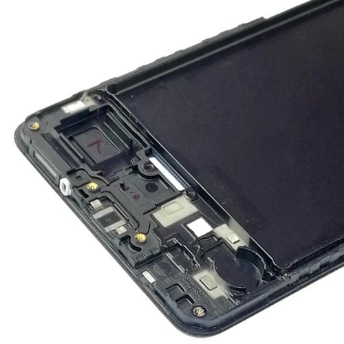 Placa de Bisel de Marco LCD Samsung Galaxy A7 / A750 (Negro)