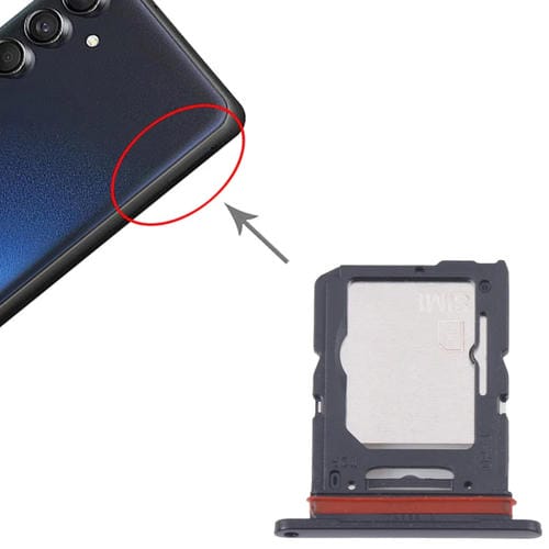 Plateau Carte SIM et Micro SD Samsung Galaxy M55 SM-M556B (Noir)