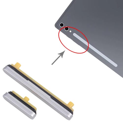 Bouton d'alimentation et de volume Samsung Galaxy Tab S10+ SM-X820/X826 (Argenté)