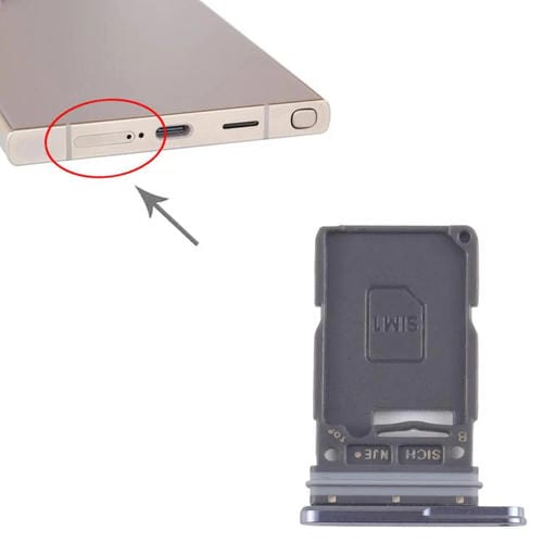 Plateau Carte SIM Samsung Galaxy S25 Ultra SM-S938B (Bleu)