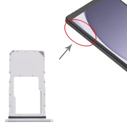 Vassoio Scheda Micro SD Samsung Galaxy Tab A9+ 5G SM-X210 (Argentata)