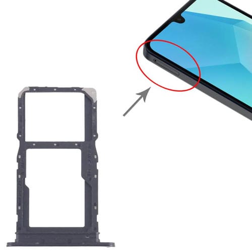 SIM/Micro SD Tray Samsung Galaxy A16 5G SM-A166P (Black)
