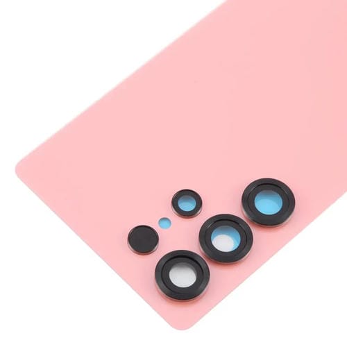 Couvercle arrière Samsung Galaxy S25 Ultra SM-S938 avec objectif de caméra (rouge)