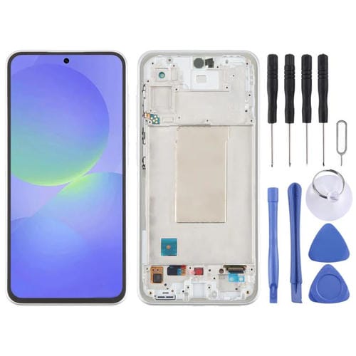 LCD Screen Samsung Galaxy A36 SM-A366B and Frame (Silver)