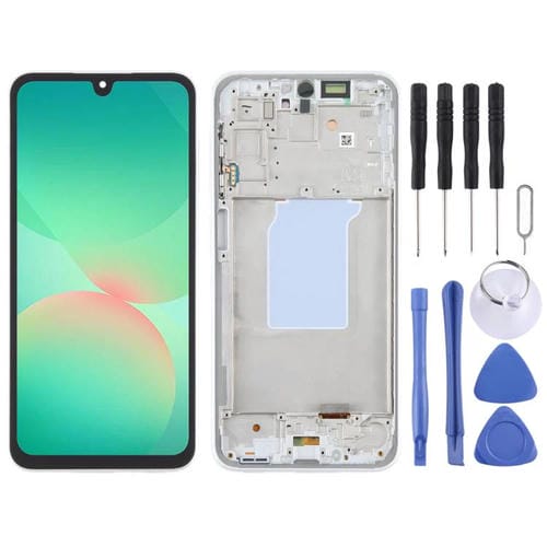 Pantalla Completa OLED 6,66 Pulgadas con Marco Samsung Galaxy A26 SM-A266B (Blanco)
