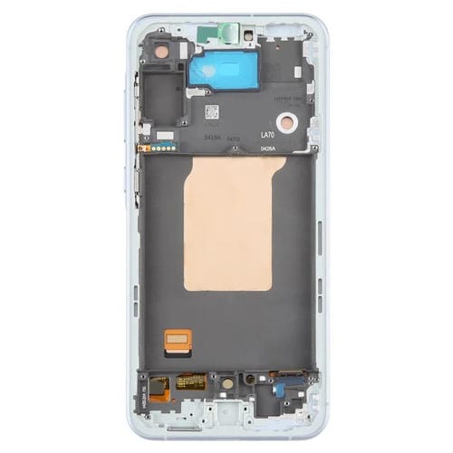 Ecrã LCD OLED Digitalizador Completo com Moldura Samsung Galaxy A55 SM-A556B (Azul Céu)
