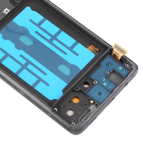 OLED-Bildschirm mit 6,36" Rahmen für Samsung Galaxy A51 5G SM-A516 (Schwarz)