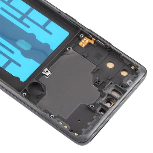 OLED-Bildschirm mit 6,36" Rahmen für Samsung Galaxy A51 5G SM-A516 (Schwarz)