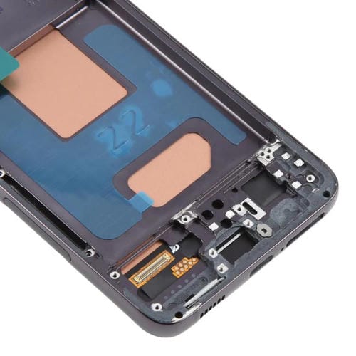 Pantalla LCD TFT de 5,96 pulgadas para Samsung Galaxy S22 SM-S901B, digitalizador completo con marco, sin identificación de huellas dactilares (negro)
