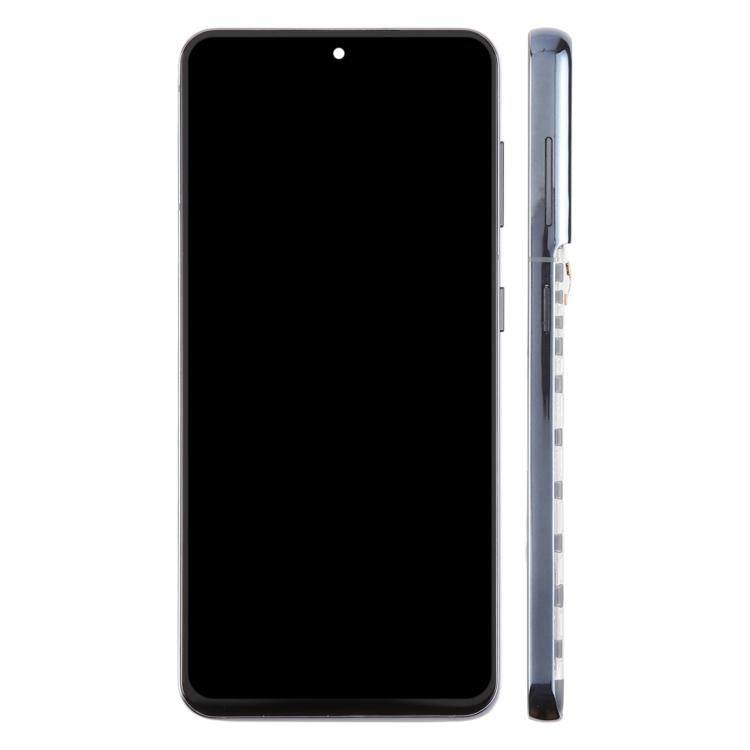 Pantalla LCD TFT de 6,12 pulgadas para Samsung Galaxy S21 5G SM-G991B, digitalizador completo con marco, sin identificación de huellas dactilares (negro)