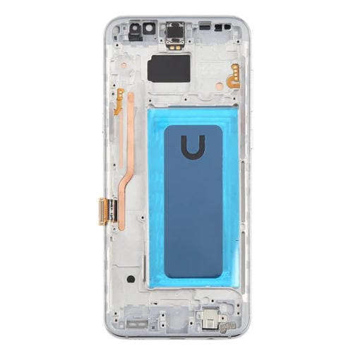 Pantalla LCD TFT de 6,18 pulgadas con digitalizador y marco para Samsung Galaxy S8+ SM-G955F (plateada)