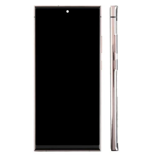 Pantalla LCD TFT de 6,72 pulgadas para Samsung Galaxy Note20 Ultra SM-N986B, digitalizador completo con marco, sin identificación de huellas dactilares (dorado)
