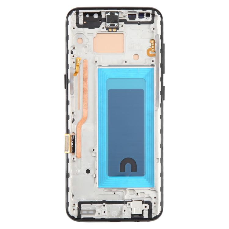 Pantalla LCD TFT de 5,7 pulgadas con digitalizador y marco para Samsung Galaxy S8 SM-G950F (negro)