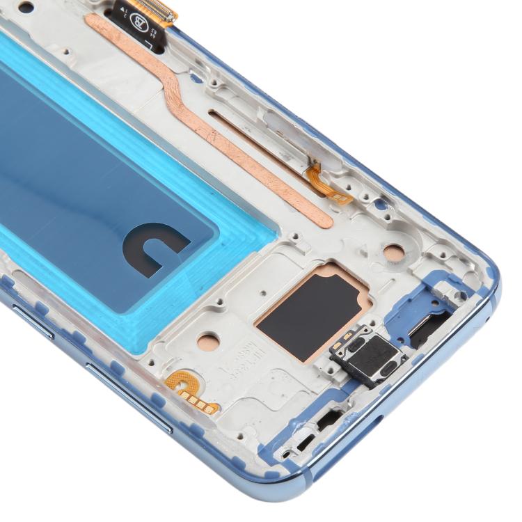 Pantalla LCD TFT de 5,7 pulgadas con digitalizador y marco para Samsung Galaxy S8 SM-G950F (azul)