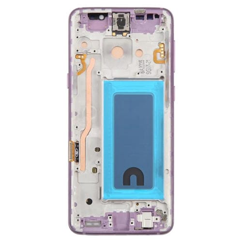 Pantalla LCD TFT de 5,7 pulgadas con digitalizador y marco para Samsung Galaxy S9 SM-G960F (morado)