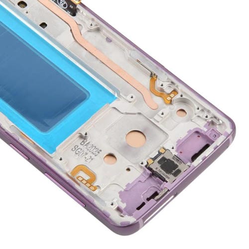 Pantalla LCD TFT de 5,7 pulgadas con digitalizador y marco para Samsung Galaxy S9 SM-G960F (morado)