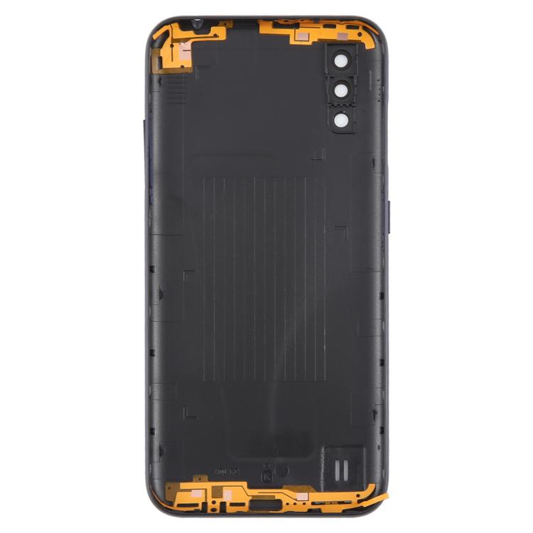 Carcasa trasera con tapa para lente de cámara para Samsung Galaxy A01 SM-A015F (azul)