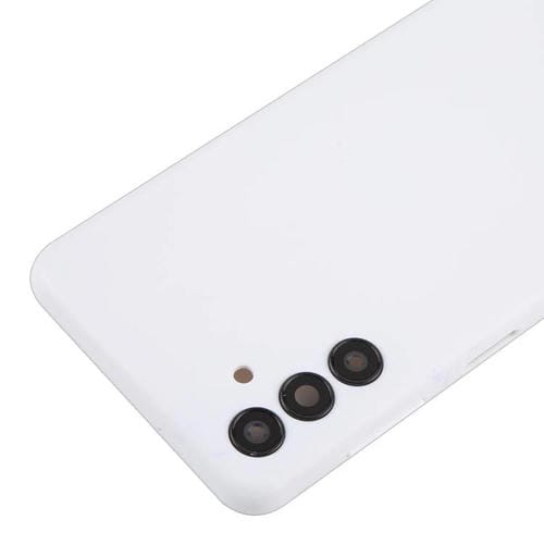 Carcasa trasera con tapa para lente de cámara para Samsung Galaxy A04s SM-A047F (blanca)
