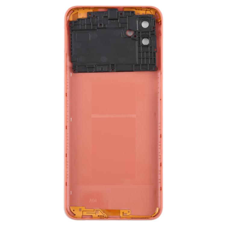 Carcasa trasera con tapa para lente de cámara para Samsung Galaxy A04 SM-A045F (rosa)
