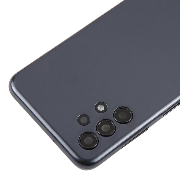 Carcasa trasera con tapa para lente de cámara para Samsung Galaxy A13 SM-A135F (negro)