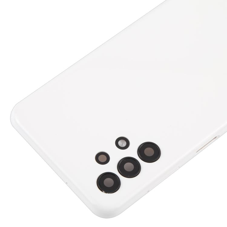 Carcasa trasera con tapa para lente de cámara para Samsung Galaxy A13 SM-A135F (blanca)
