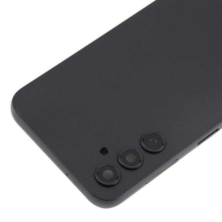 Carcasa trasera con tapa para lente de cámara para Samsung Galaxy A14 SM-A145F (negro)