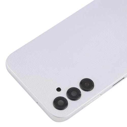 Carcasa trasera con tapa para lente de cámara para Samsung Galaxy A14 SM-A145F (plateada)