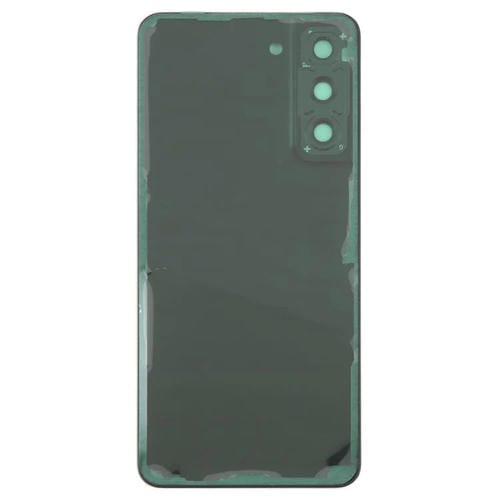 Carcasa trasera con tapa para lente de cámara para Samsung Galaxy S21 FE SM-G990B (negro)