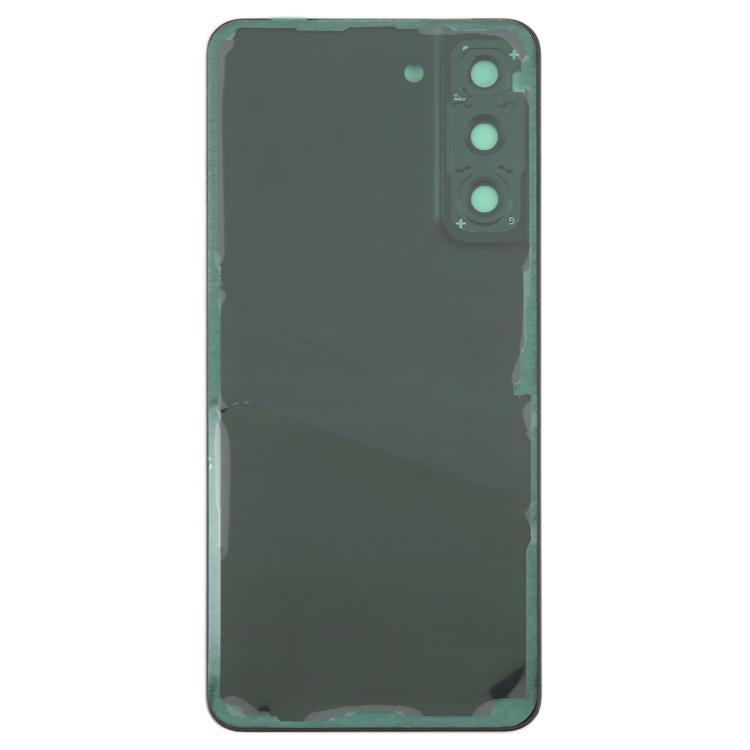 Carcasa trasera con tapa para lente de cámara para Samsung Galaxy S21 FE SM-G990B (negro)