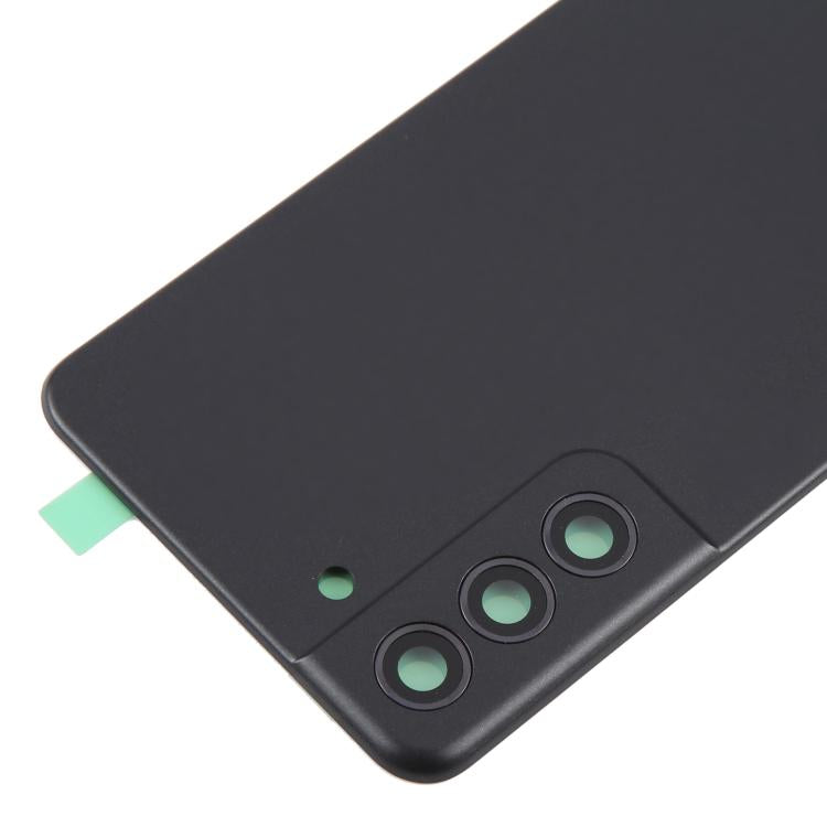 Carcasa trasera con tapa para lente de cámara para Samsung Galaxy S21 FE SM-G990B (negro)