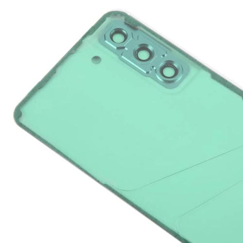 Carcasa trasera con tapa para lente de cámara para Samsung Galaxy S21 FE SM-G990B (morado)