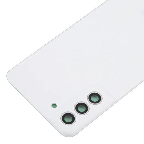 Carcasa trasera con tapa para lente de cámara para Samsung Galaxy S21 FE SM-G990B (blanca)