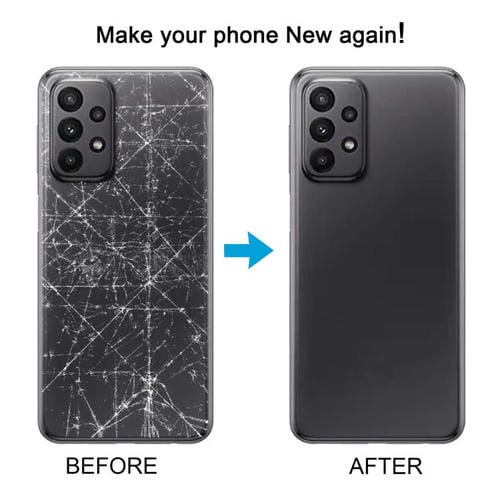 Carcasa trasera para Samsung Galaxy A23 5G SM-A236B (negra)