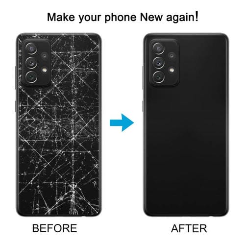 Carcasa trasera para Samsung Galaxy A72 4G SM-A725F (negra)