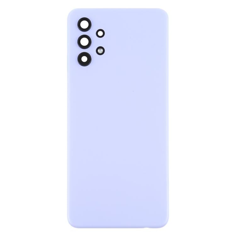 Tapa trasera de batería y lente de cámara para Samsung Galaxy A32 4G SM-A325F (morado)