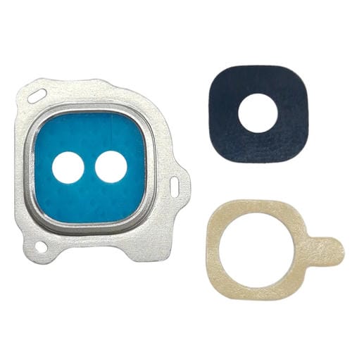 Tampa da Lente da Câmara Samsung Galaxy J6 - (10 Peças) (Prateado)