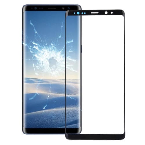 Écran frontal Samsung Galaxy Note 8 Lentille en verre avec adhésif OCA transparent