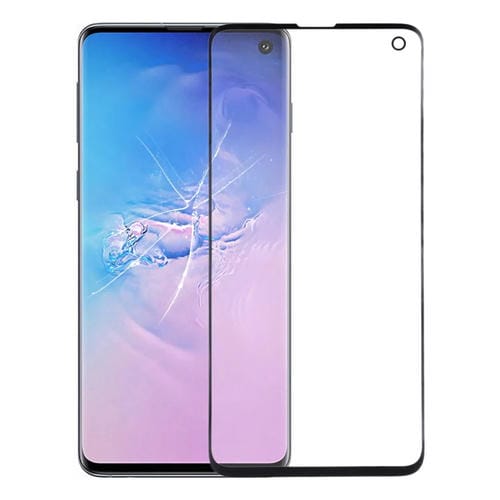 Ecrã Frontal Samsung Galaxy S10 Lente Vidro Exterior com Adesivo OCA (Transparente)