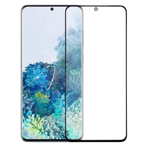 Front Screen Samsung Galaxy S20+ Glass Lens Exterior with Adhesive OCA (Transparent)