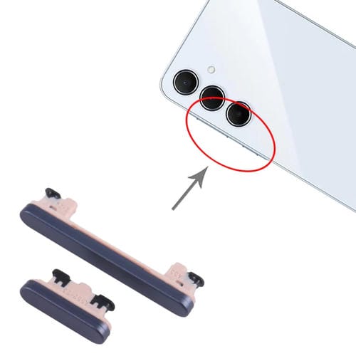 Einschalt- und Lautstärketasten Samsung Galaxy A55 SM-A556B (Blau) - Pack (10 Stück)