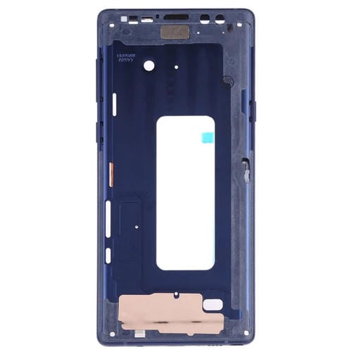 Placa de Bisel de Marco Medio Samsung Galaxy Note 9 SM-N960 con Teclas Laterales (Azul)