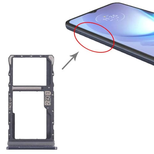 Vassoio Scheda SIM e Micro SD Motorola Moto G50 (Nera)