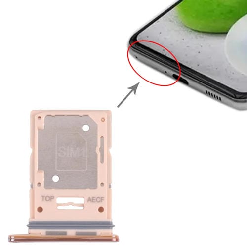 Tabuleiro de Cartão SIM e Micro SD Samsung Galaxy A53 5G SM-A536B (Ouro)