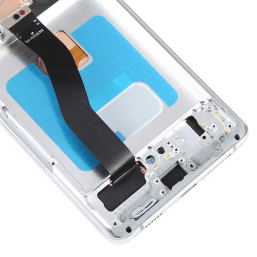 Schermo LCD OLED Samsung Galaxy S21 Ultra 5G SM-G998B (Argento) con Cornice